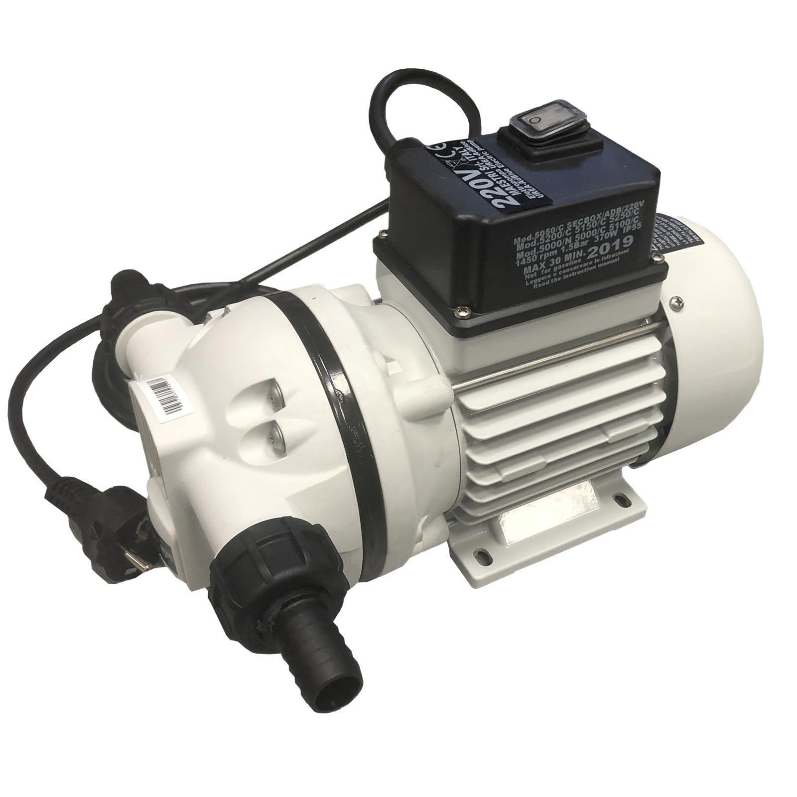 Elettropompa nuda per urea adblue 220v 35 l/m pompa olio e acidi organici