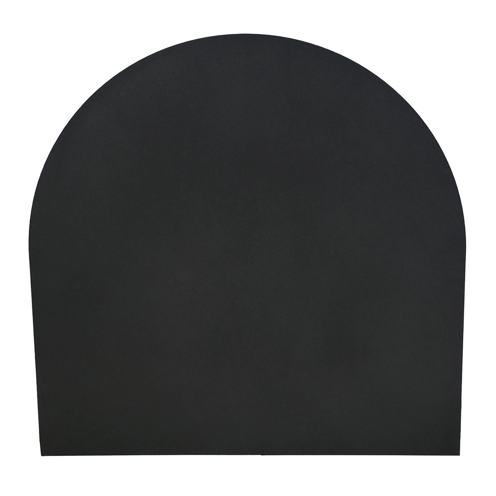 PEDANA SALVAPAVIMENTO 100 X 90 CM SEMITONDA PER STUFA A LEGNA E PELLET COPRIPAVIMENTO