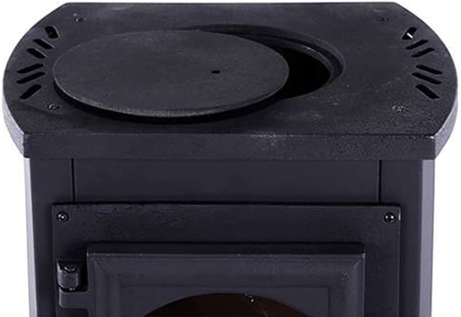 Stufa a legna "Karma" 7 kW in acciaio verniciato caminetto h 89 cm