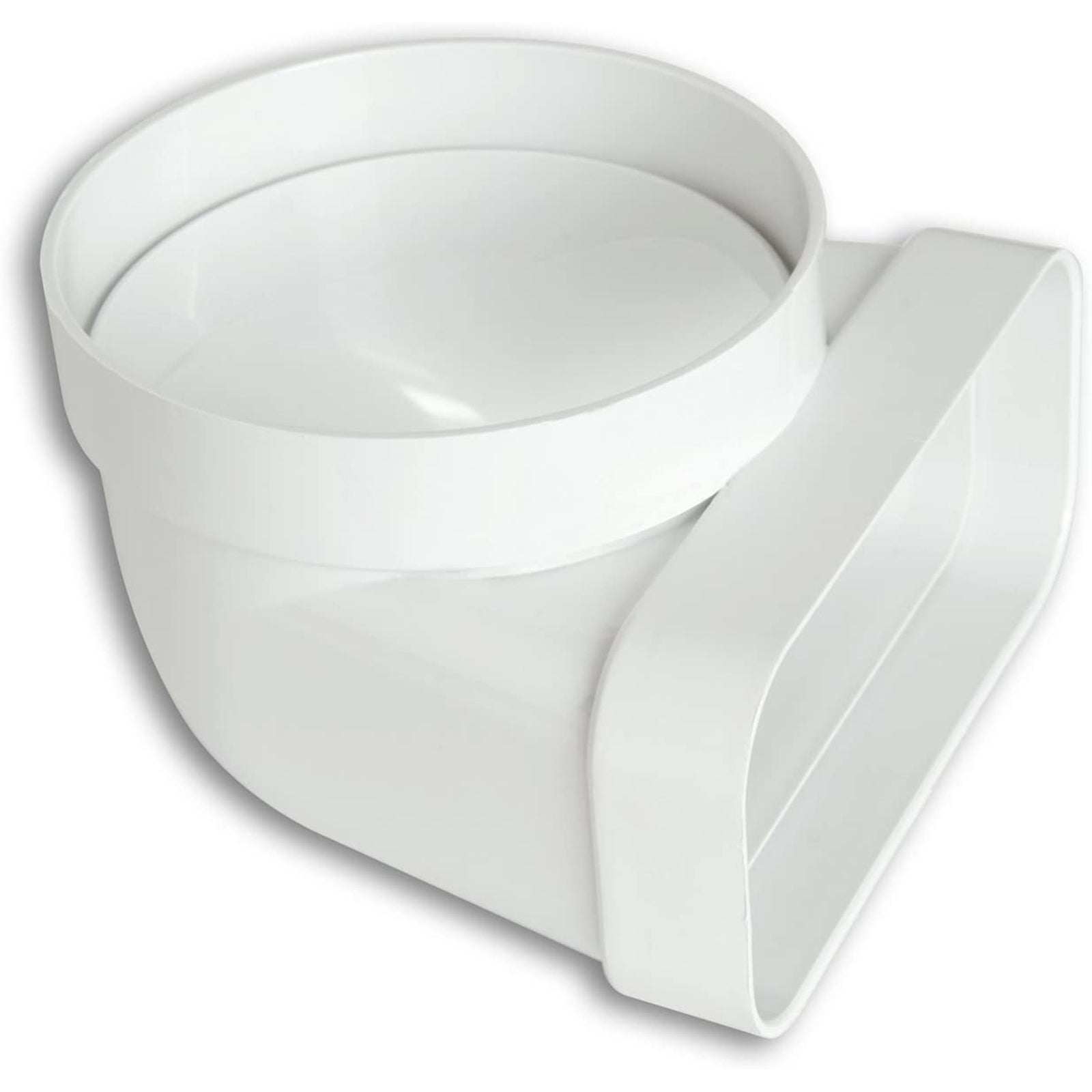 Giunto orizzontale a 90 ° per tubo aerazione canalizzata in ABS