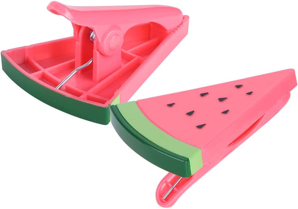 Set 2 mollette antivento, animali in plastica per fissaggio telo mare