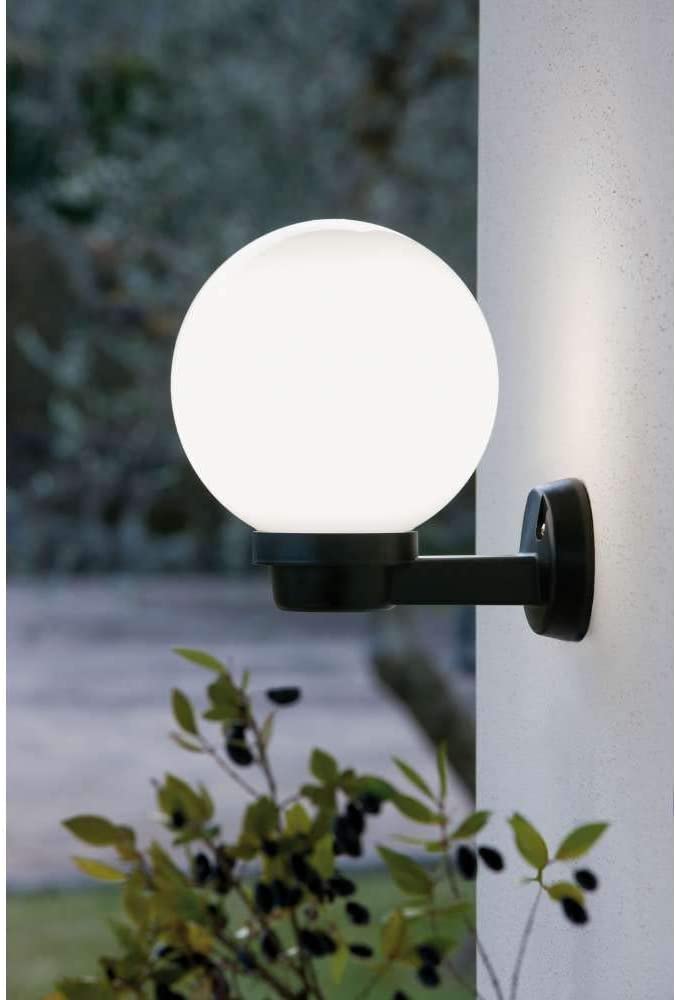 Lanterna da parete "Globo" lampada da esterno in vetro 60 w