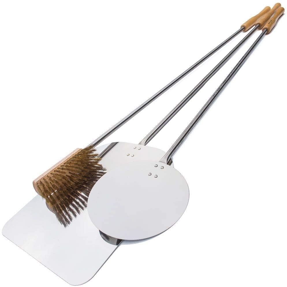 Pala per pizza in alluminio "Made In Italy" per forno a legna e pizzeria