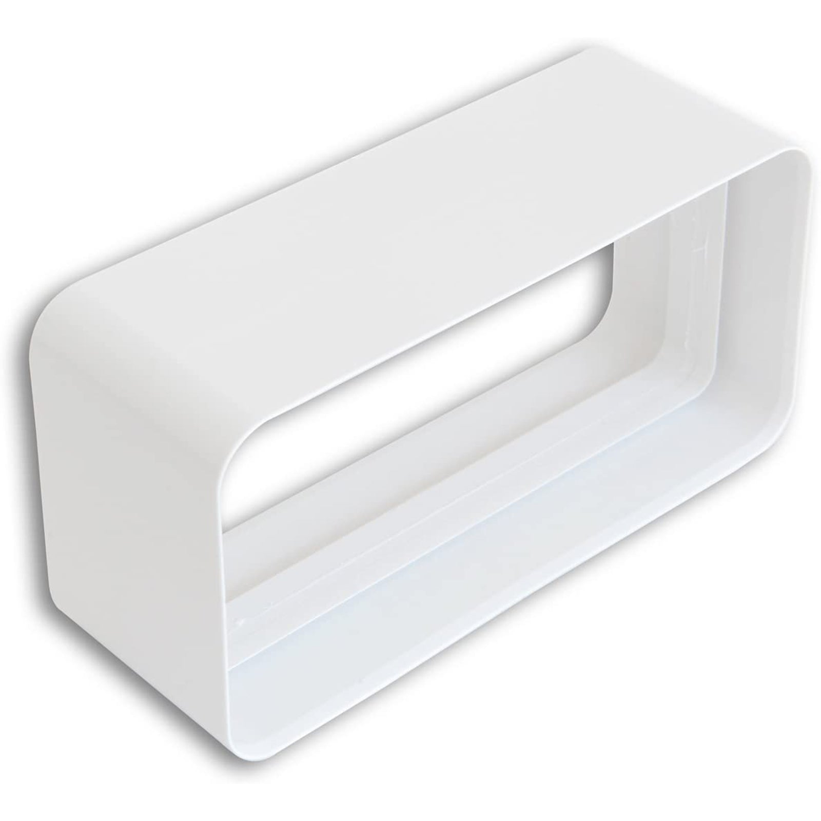 Giunto per tubo aerazione canalizzata sezione rettangolare in ABS