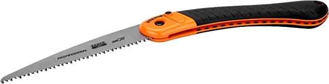 Segaccio Bahco a serramanico pieghevole per potatura con lama dritta 19 cm