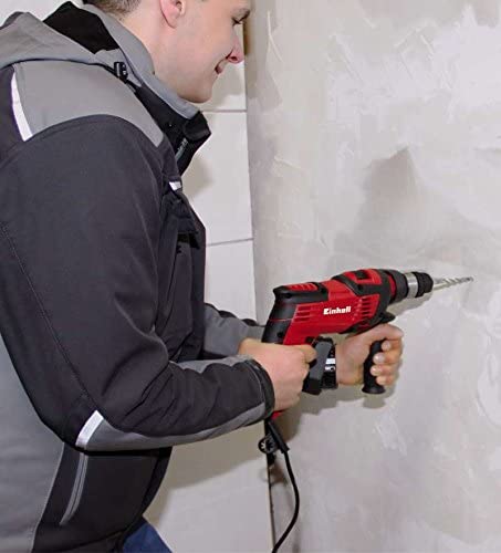 Trapano a percussione TC-ID 1000 con mandrino autoserrante da 13mm 2 funzioni per forare e trapanare