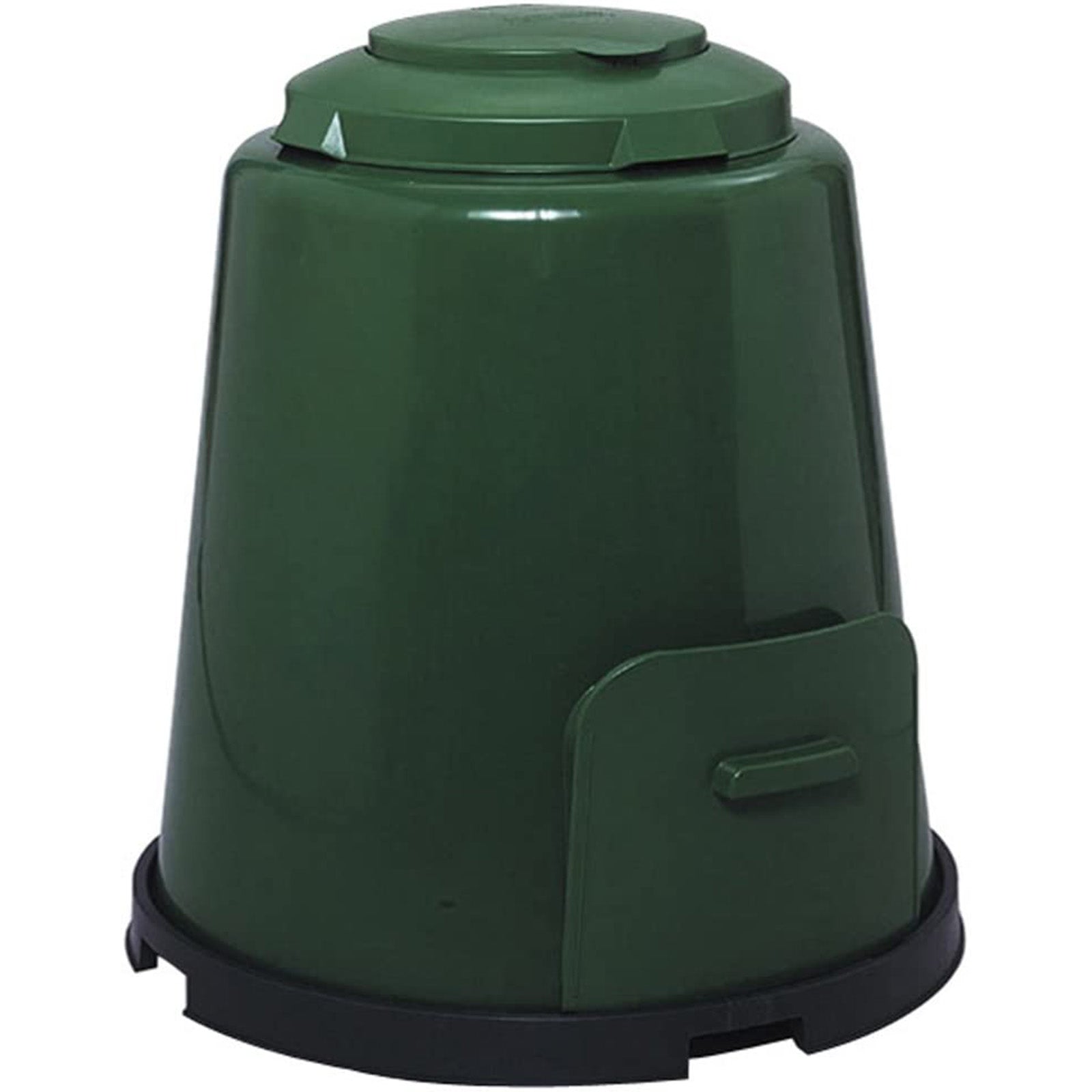 Compostiera circolare da giardino 280 lt con apertura superiore ed inferiore