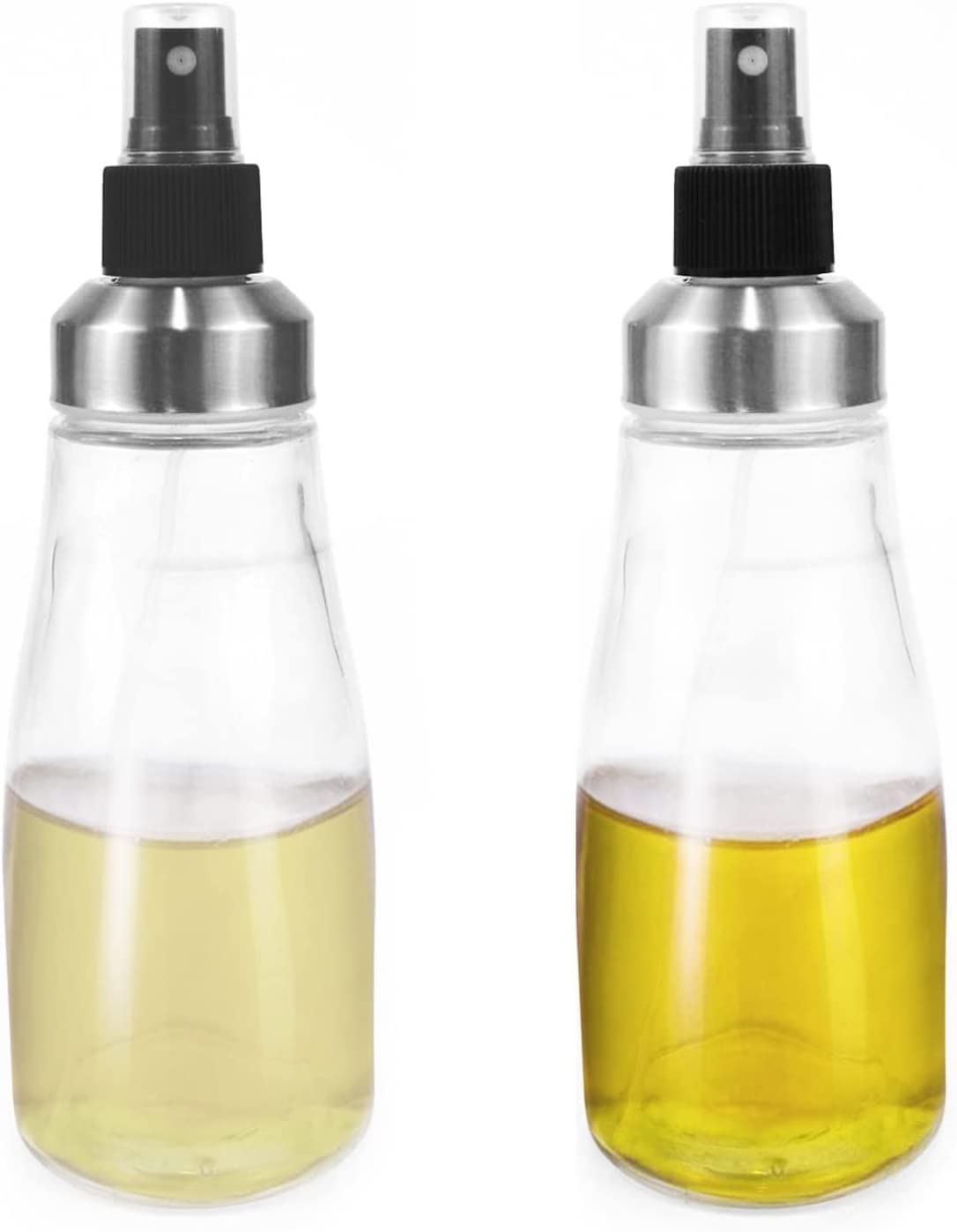 Oliera ed Acetiera Spray in Vetro con Ugello in Acciaio Inox 300 ml