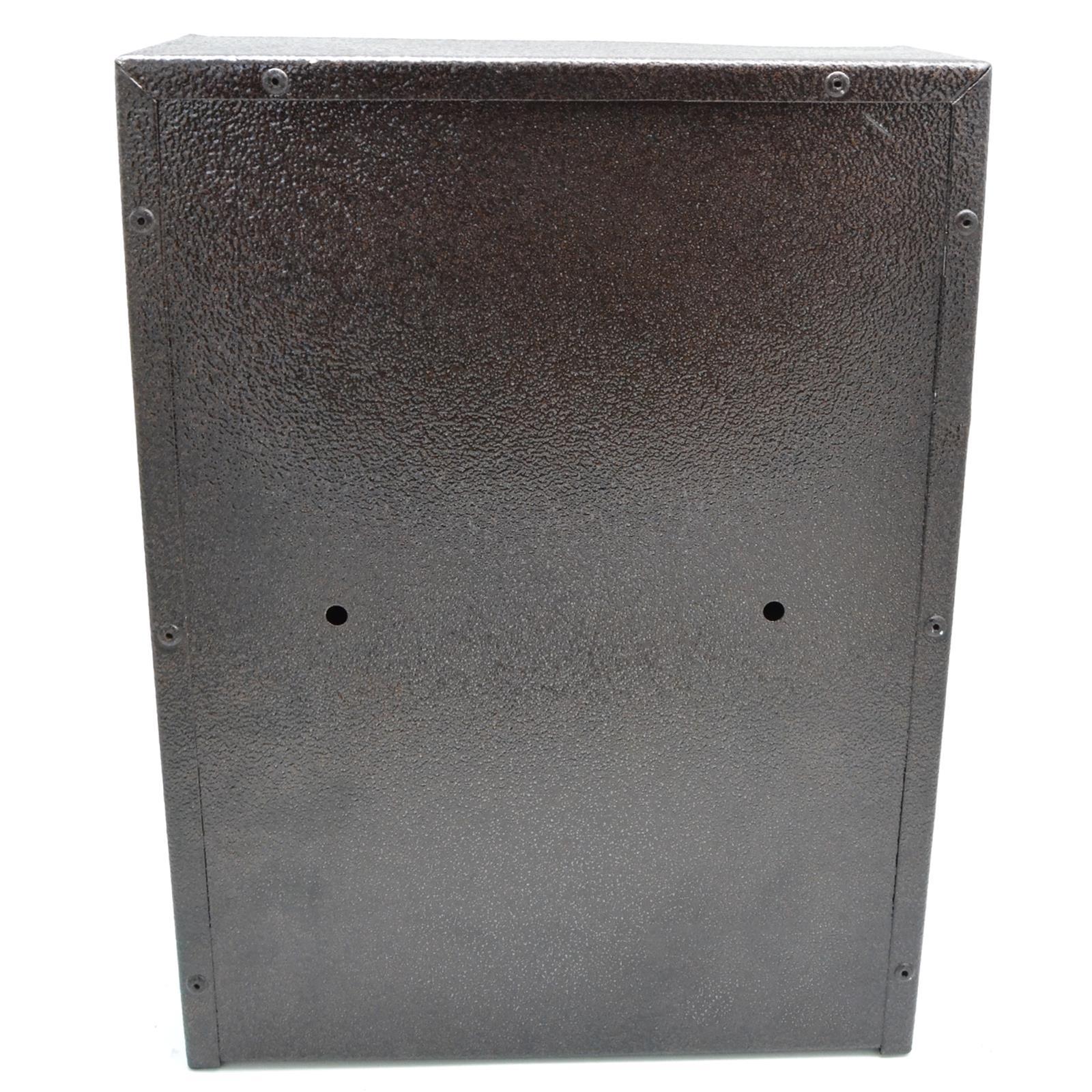 CASSETTA CASSETTE POSTA POSTALE BATTUTO BUCA LETTERE ESTERNO ACCIAIO VERNICIATO 22 X 8 X 29 CM H