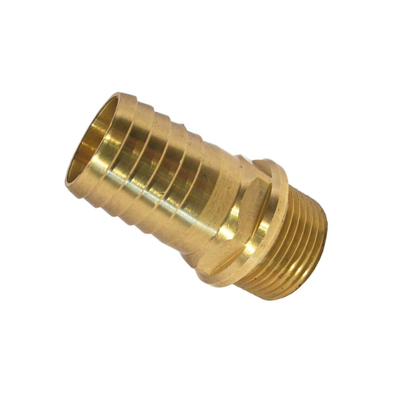 Raccordo portagomma dritto in ottone 1" m x ø 20 mm per pompa gasolio e adblue