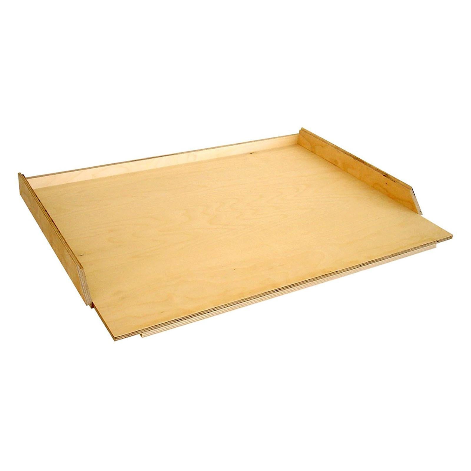 Tavoliere Spianatoia per pasta In Legno di betulla rettangolare con bordo 57 X 37 Cm