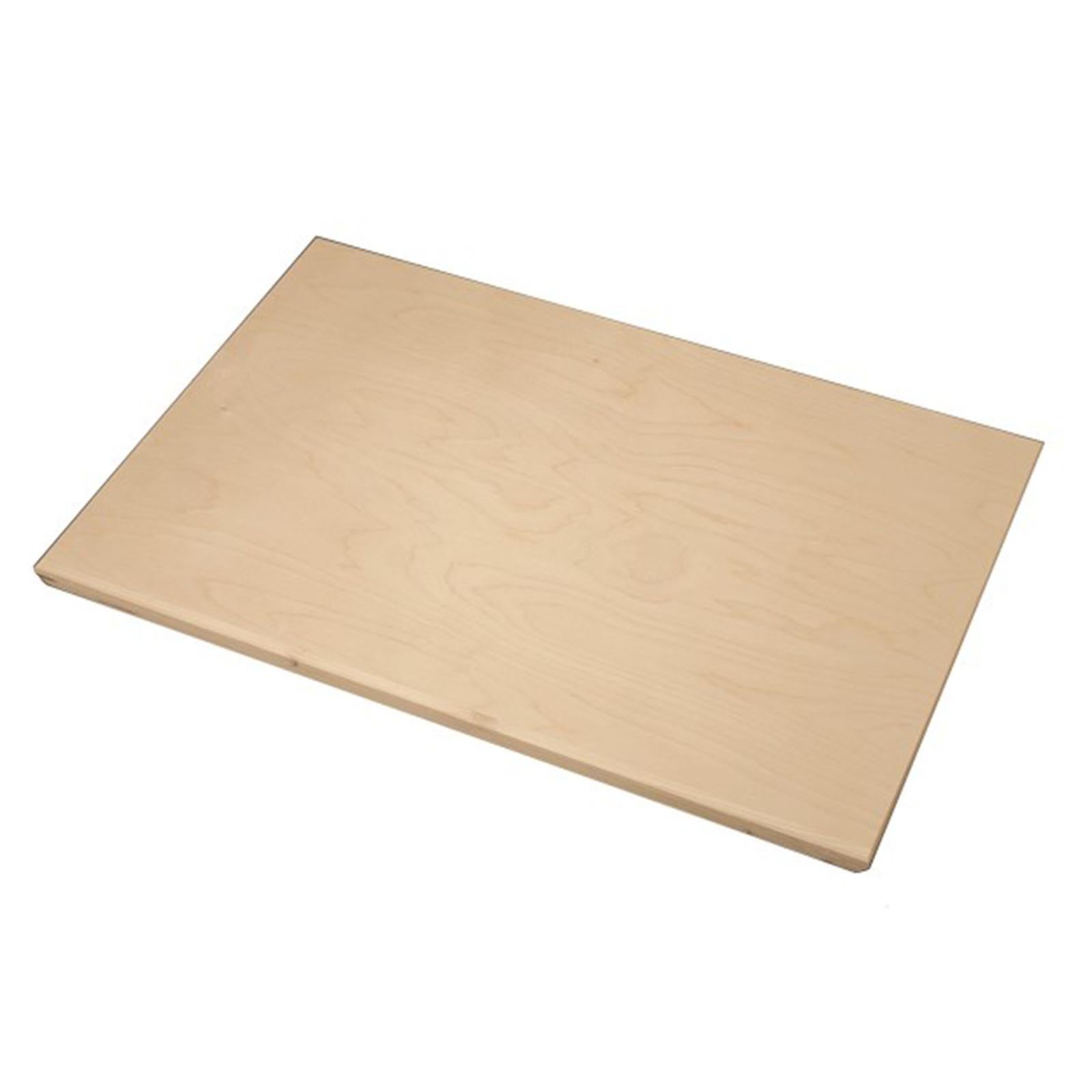 Tavoliere Spianatoia con mattarello per pasta In Legno di betulla rettangolare 57 X 37 Cm