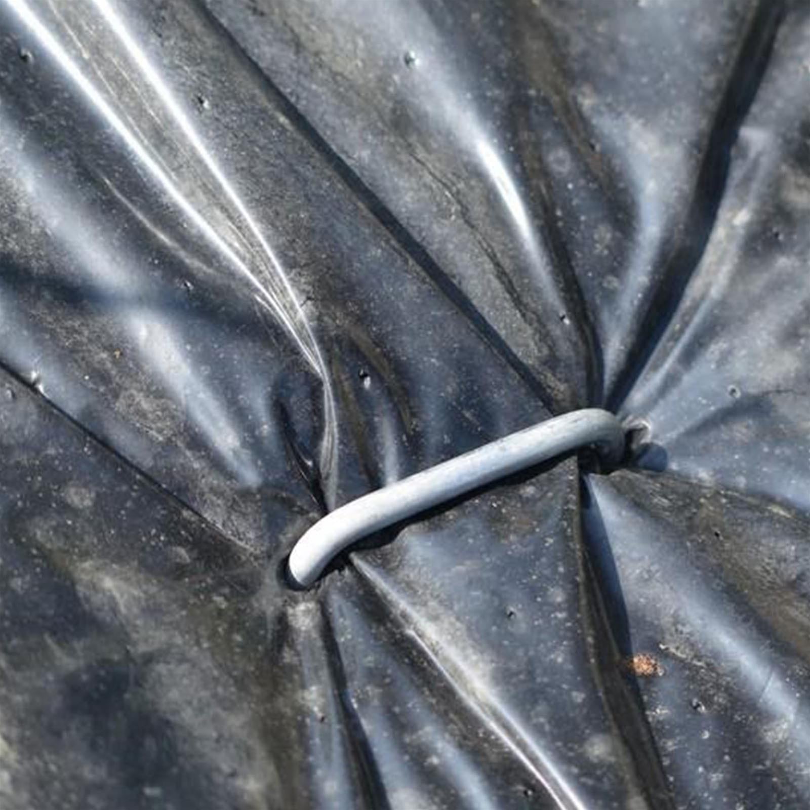 Pz 20 picchetti zincati per telo pacciamante fermarete a u cm 17