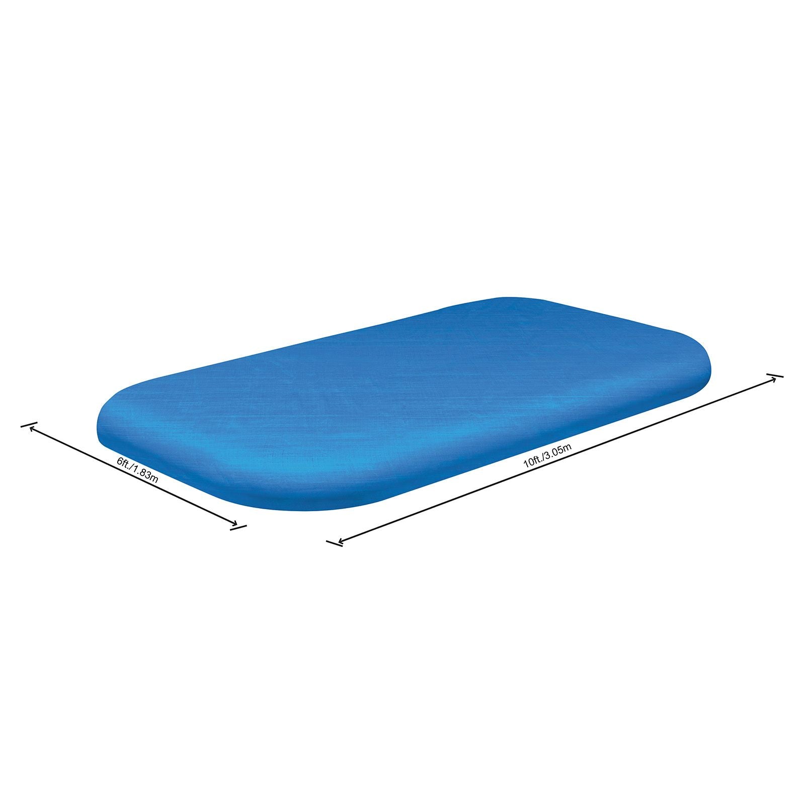 Telo di ricambio per copertura piscina rettangolare gonfiabile 305 x 183 cm