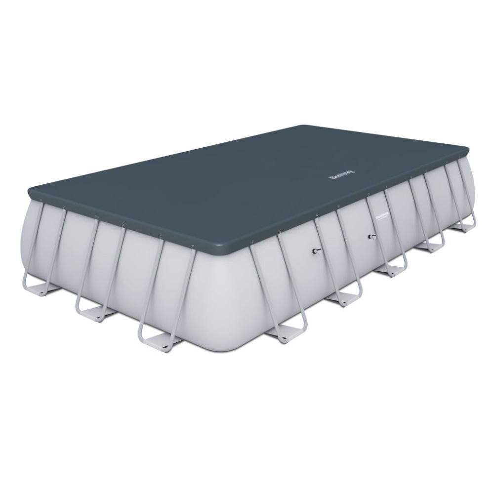 Telo di ricambio per copertura piscina rettangolare con telaio Bestway e Intex