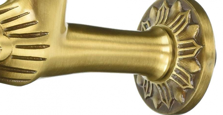 Rubinetto ornamentale in ottone antichizzato "Rinascimento" per fontane da giardino attacco 1/2"