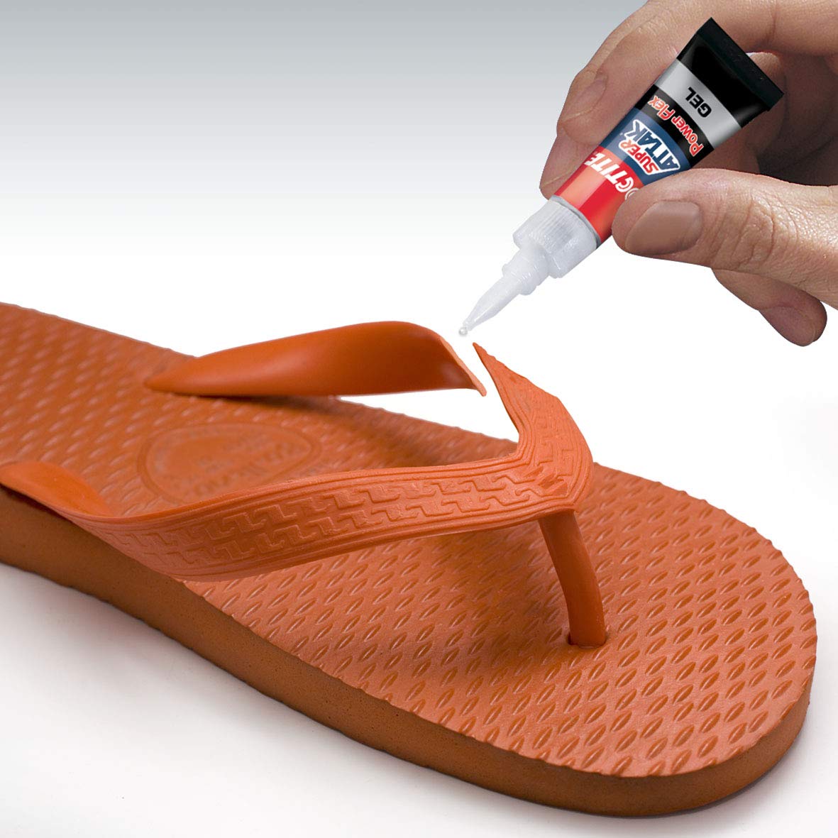 Colla "Super Attak Power Flex" adesivo trasparente e istantaneo specifico per materiali flessibili