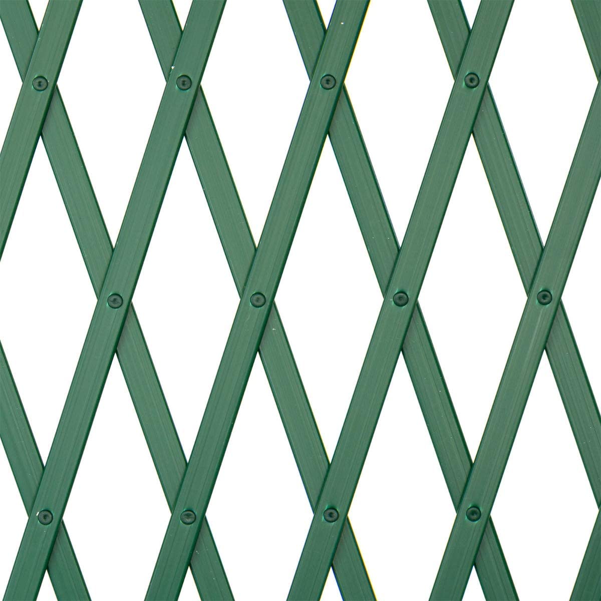 Traliccio estensibile per piante rampicanti in pvc Verde