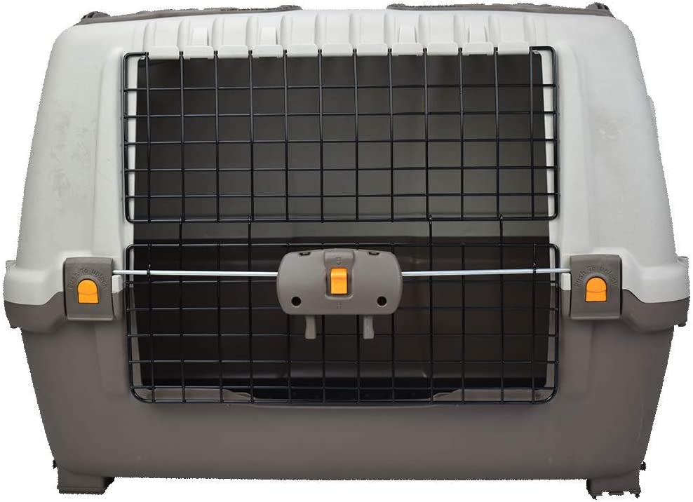 Trasportino in resina per cani e gatti con apertura laterale