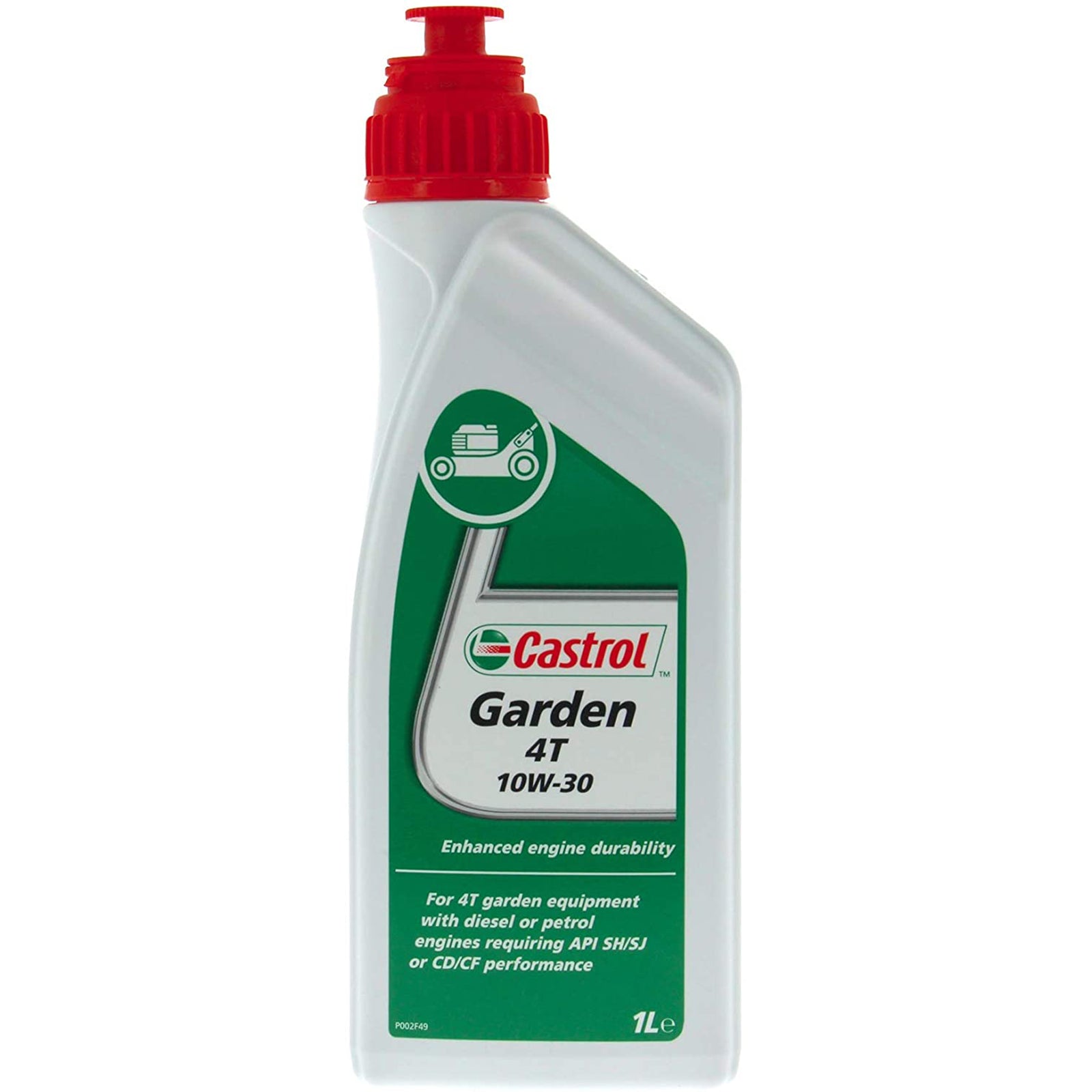 Olio lubrificante motore 10W-30 "Castrol Garden 4T" per motozappa e decespugliatore 1 lt