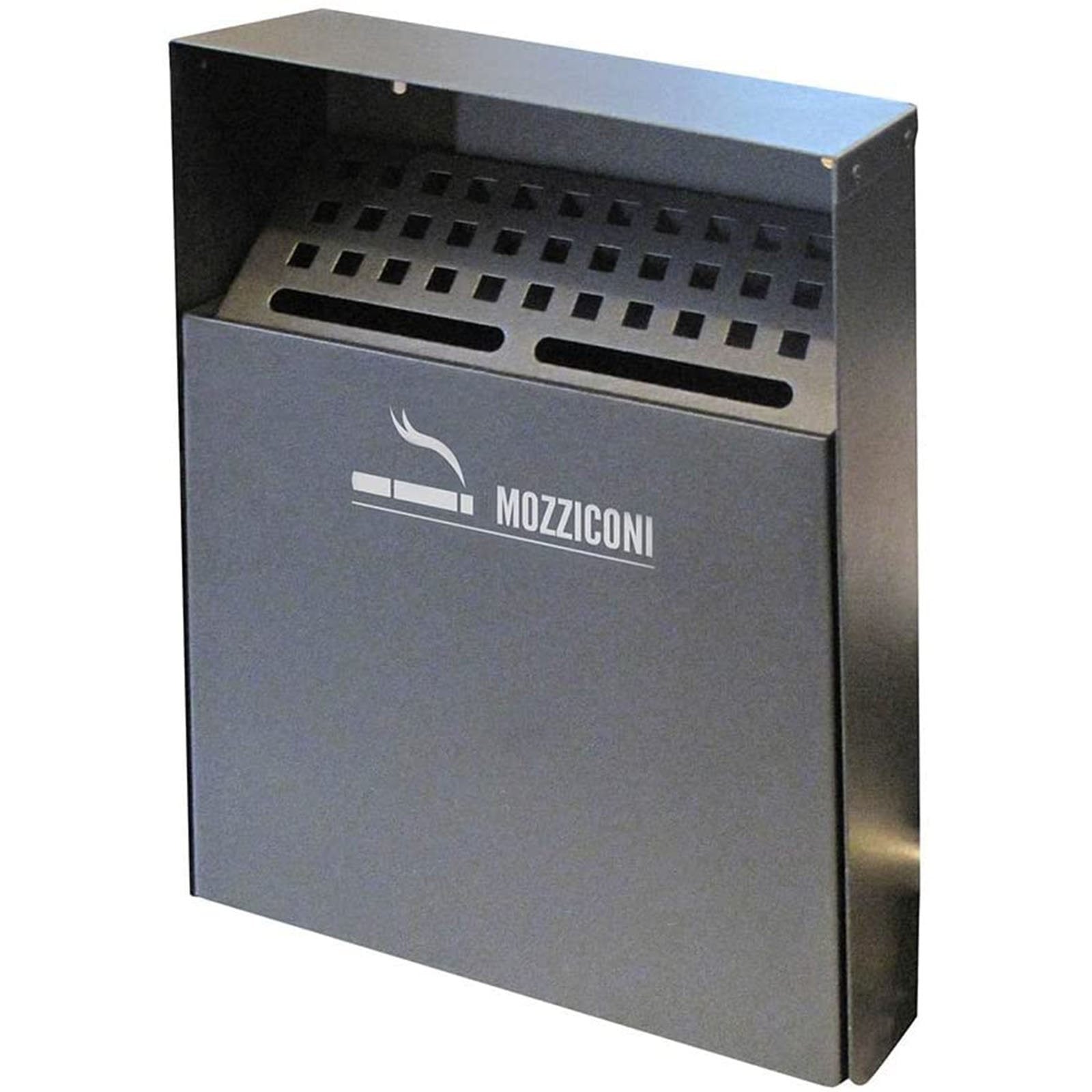 Spegni sigaretta da parete portacenere per esterno in ferro battuto h 30 cm