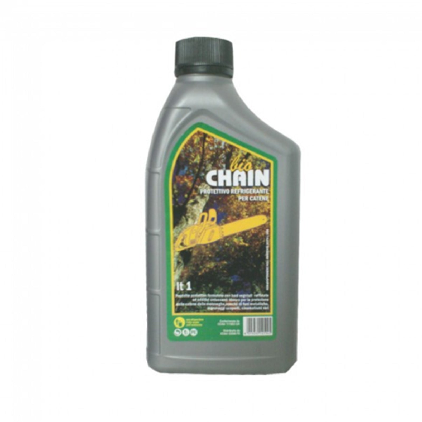 Olio lubrificante protettivo per catena motosegha biochain con basi vegetali