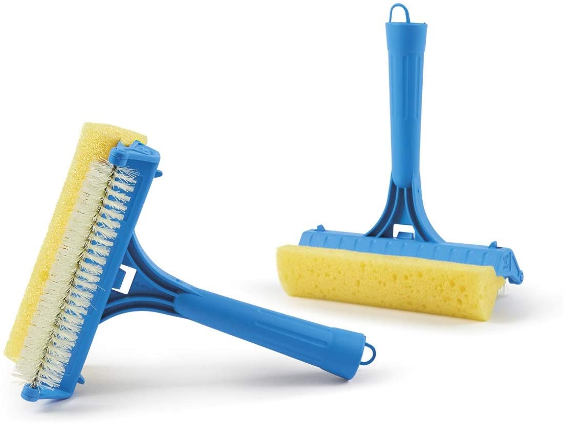 Spazzola di pulizia per zanzariera con attacco manico universale