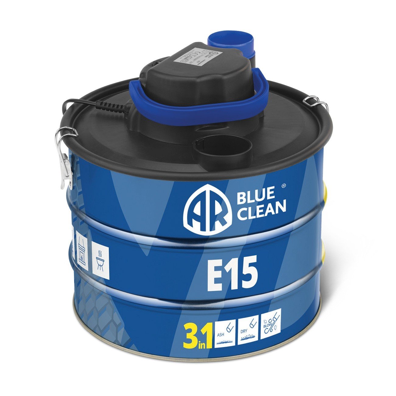 Aspiracenere Annovi Reverberi "E15" 1000 W, pulizia stufa e camino a legna e pellets