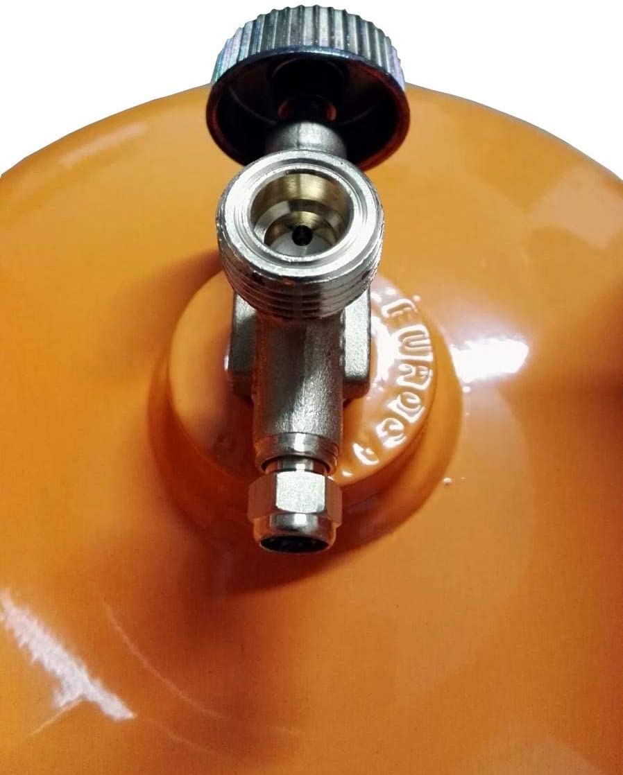 Bombola per gas propano "GPL" con rubinetto e maniglia per Barbecue e Campeggio