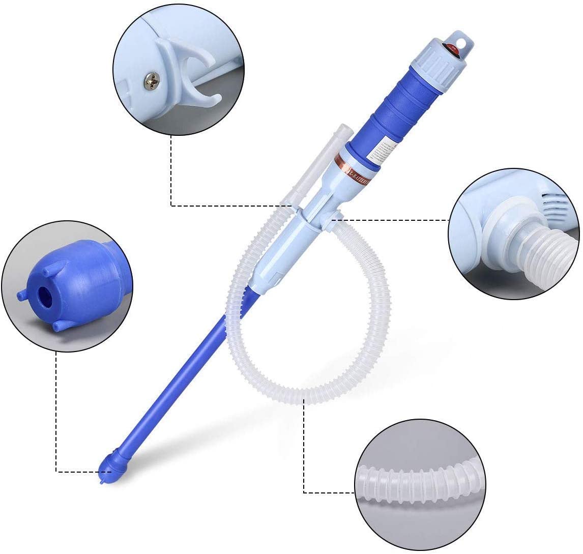 Pompa a batteria travasatore portatile per liquidi e combustibile