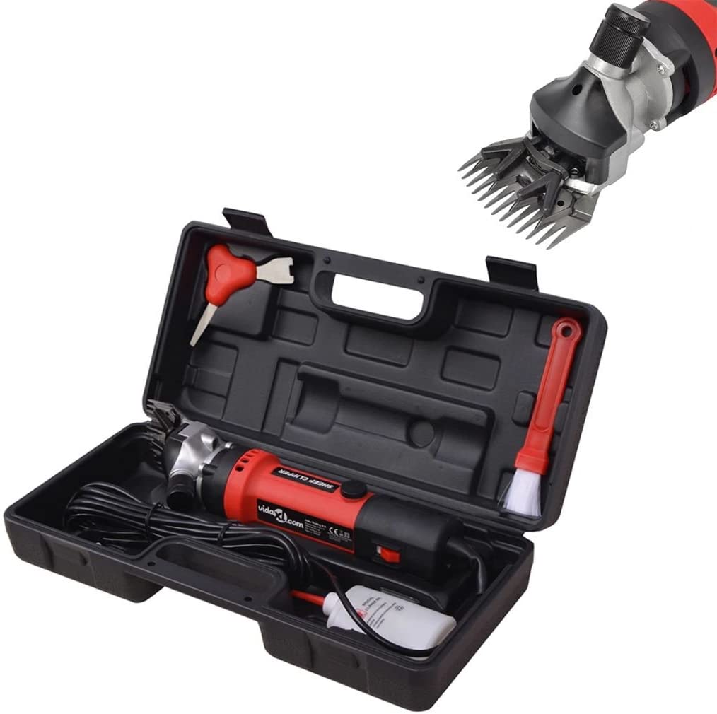 Tosatrice elettrica 350 w per pecore e cavalli con valigetta