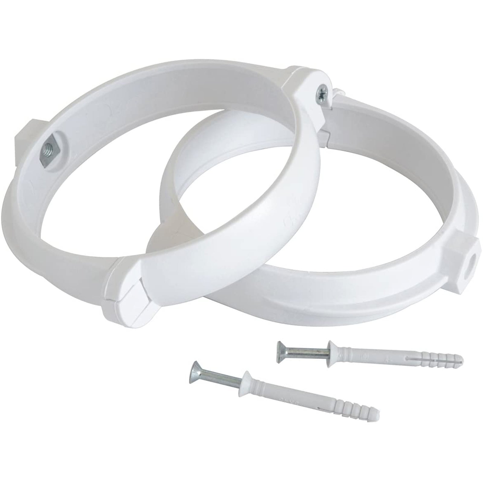 Staffe ferma tubo aerazione canalizzata sezione Tonda in ABS