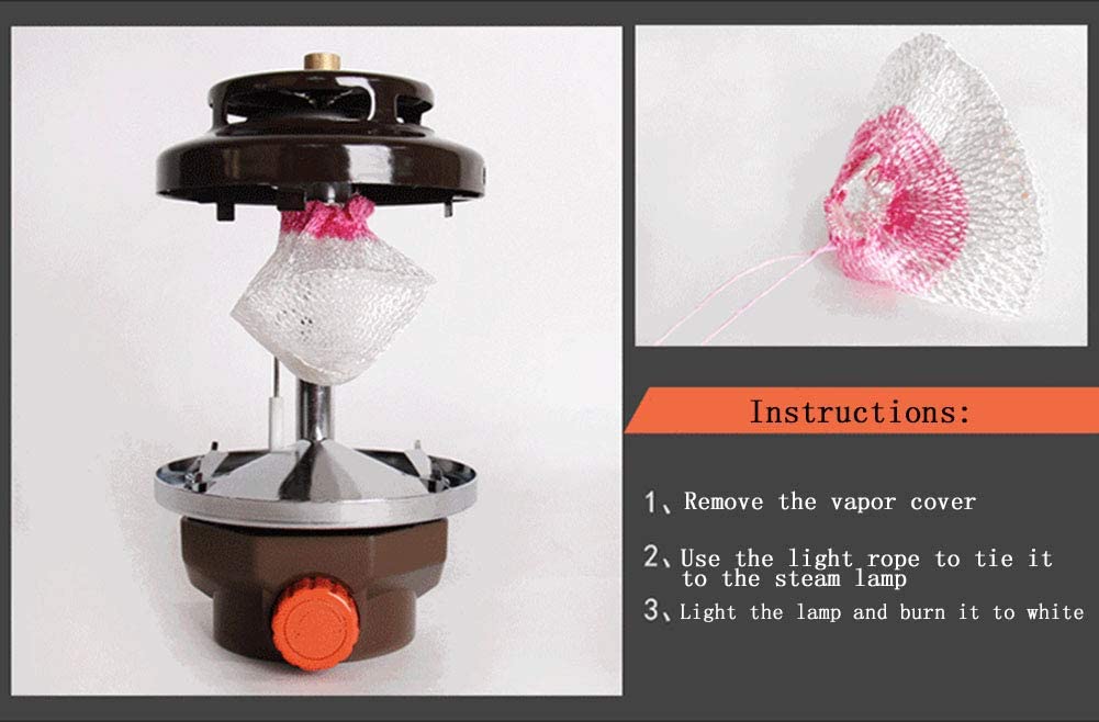 Reticella di ricambio per lampada a gas, retina per faro da campeggio 200 - 500 w