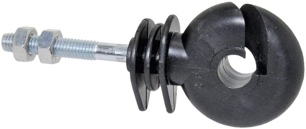 Isolatori con bullone pali in ferro recinto elettrico per Mucche e Cavalli 25 pezzi