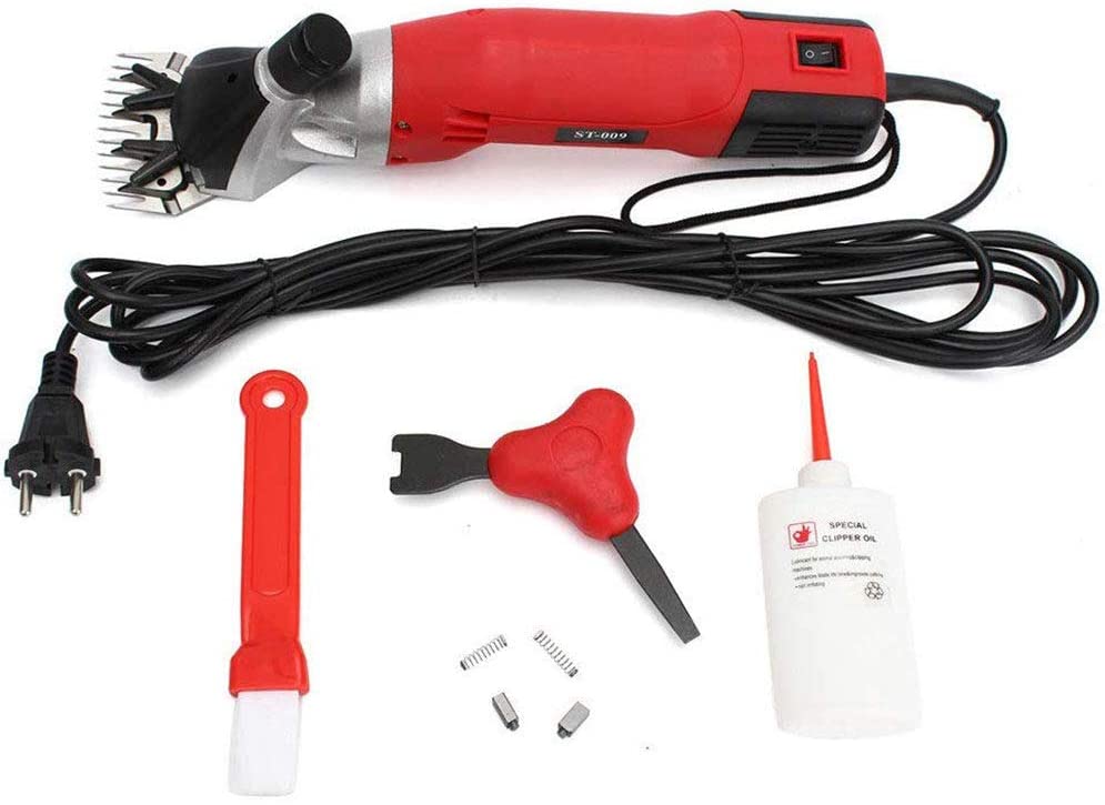 Tosatrice elettrica 350 w per pecore e cavalli con valigetta