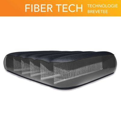 Materassino gonfiabile in fiber-tech per casa e campeggio floccato h 25 cm