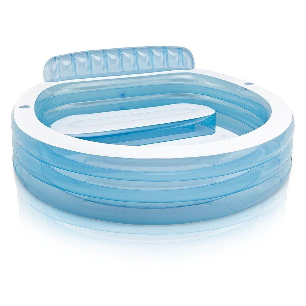 Piscina gonfiabile "Family" con poltrona e schienale per adulti e bambini