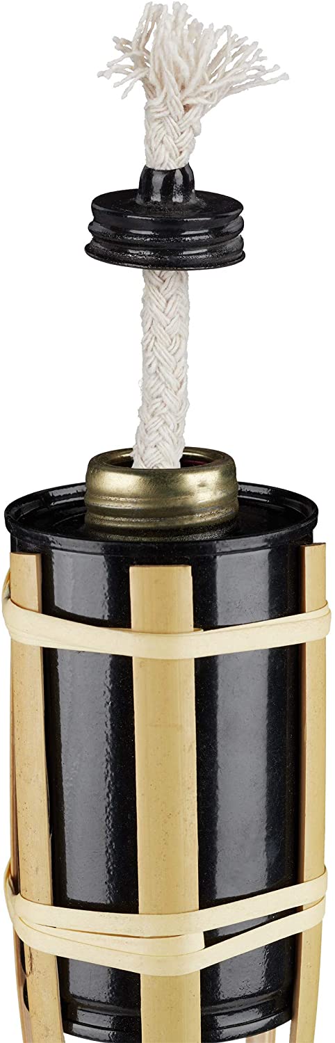 Olio profumato alla citronella per torce e lampade in bambù antizanzare lt1