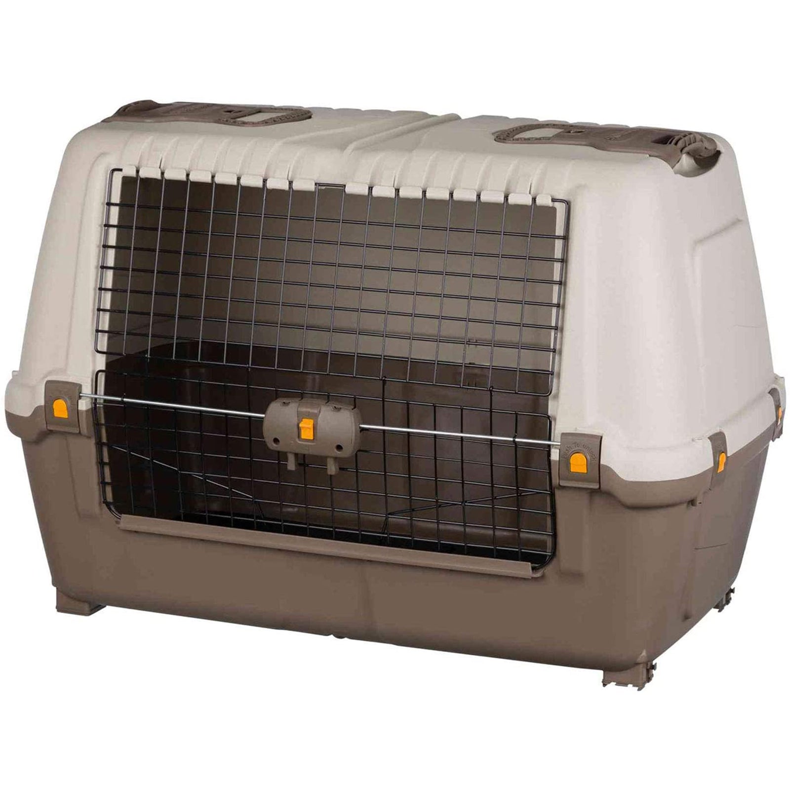 Trasportino in resina per cani e gatti con apertura laterale