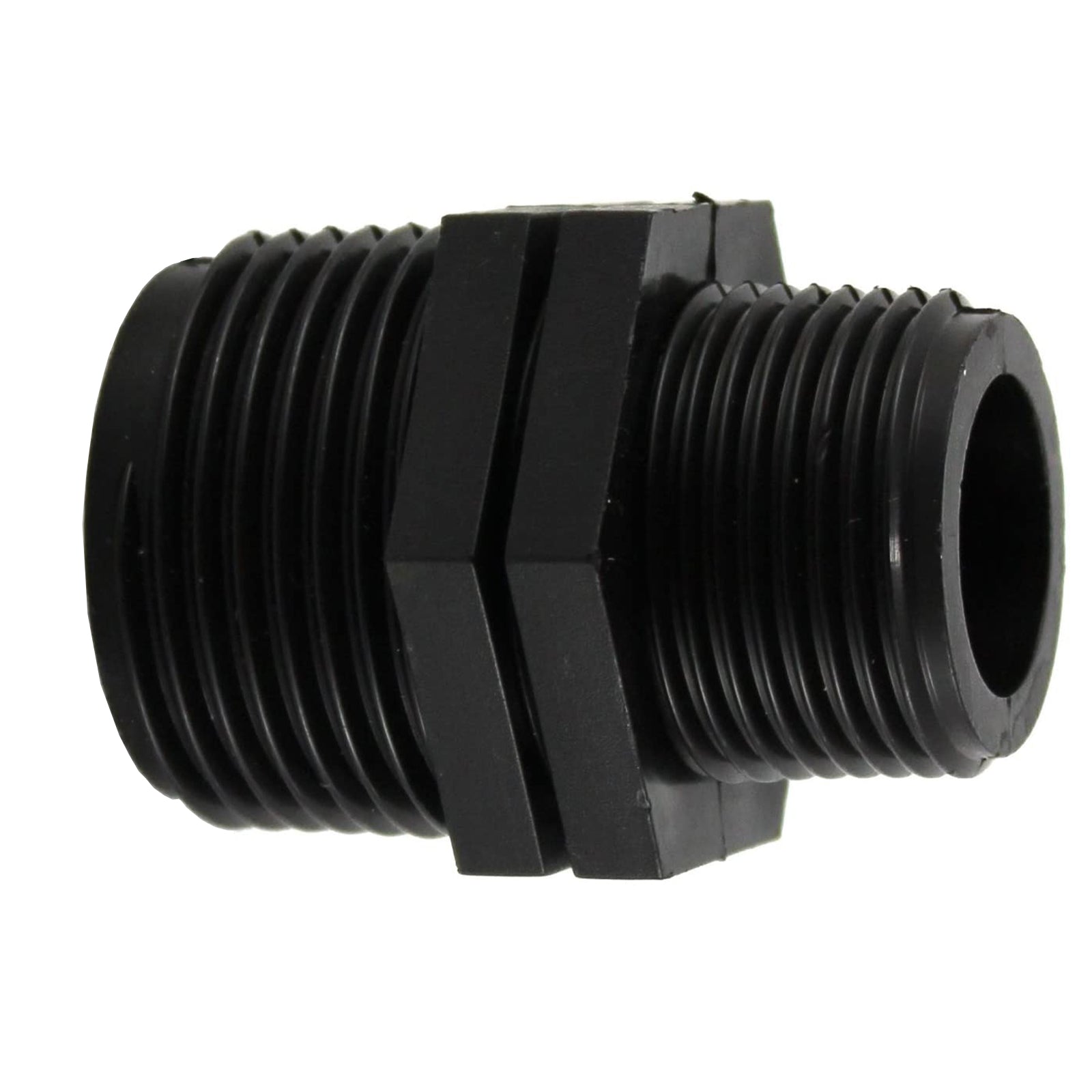 Nipplo ridotto filettato in polipropilene PN10 per irrigazione e giardinaggio