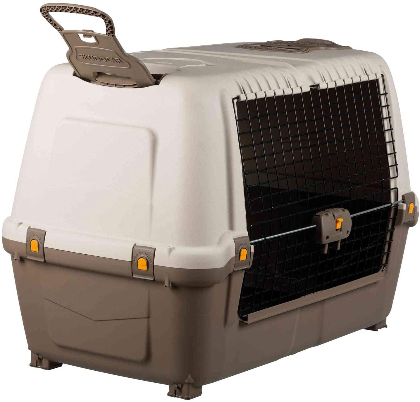 Trasportino in resina per cani e gatti con apertura laterale