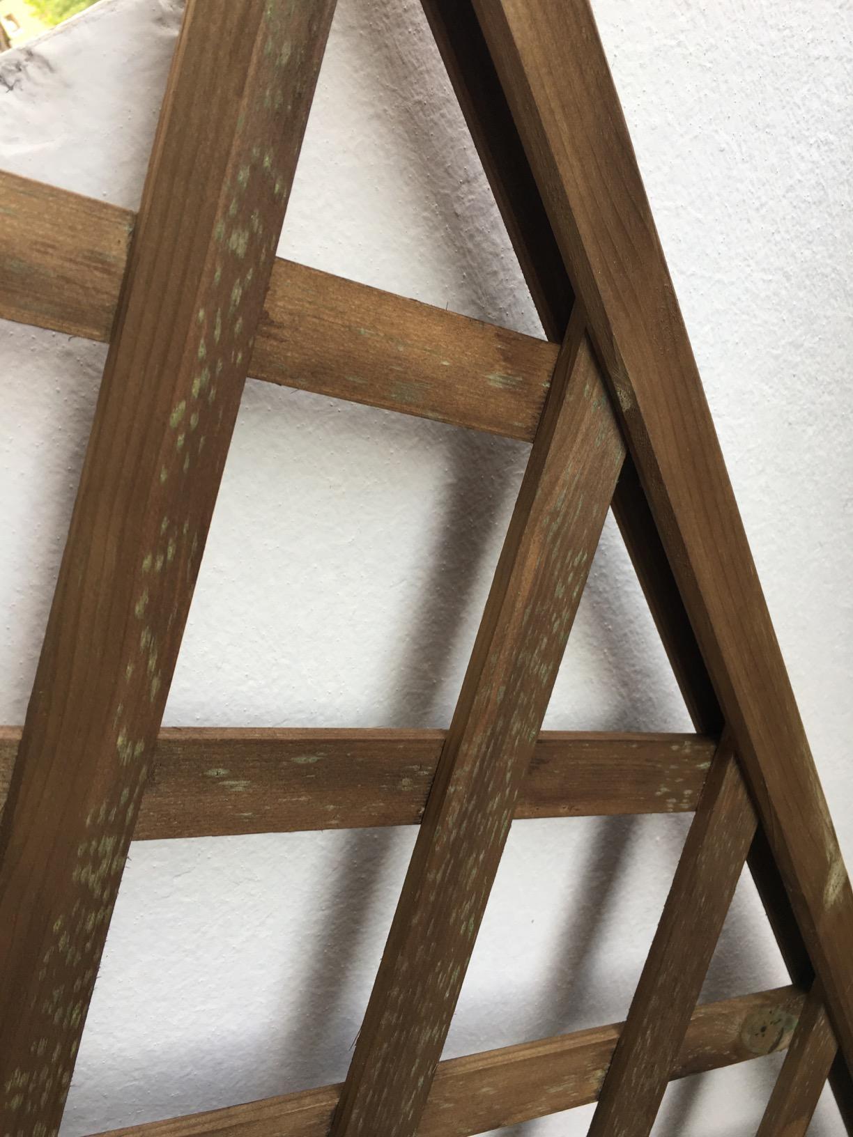 Pannello grigliato "Patio" Arco in legno tropicale naturale per recinzioni giardino e terrazzo