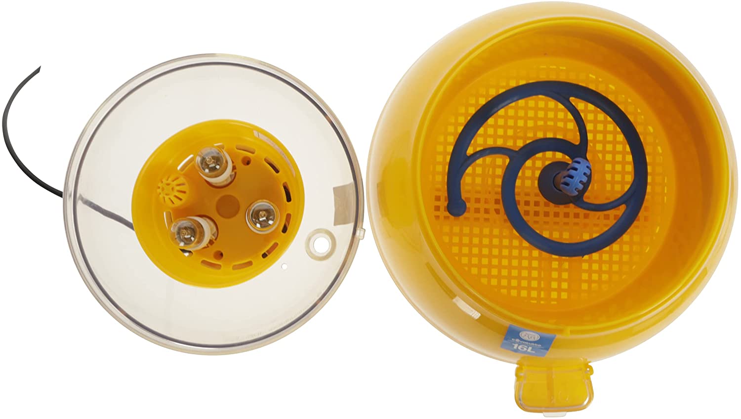 Incubatrice per uova "Covatutto 16 Lt" con termometro a liquido 42w