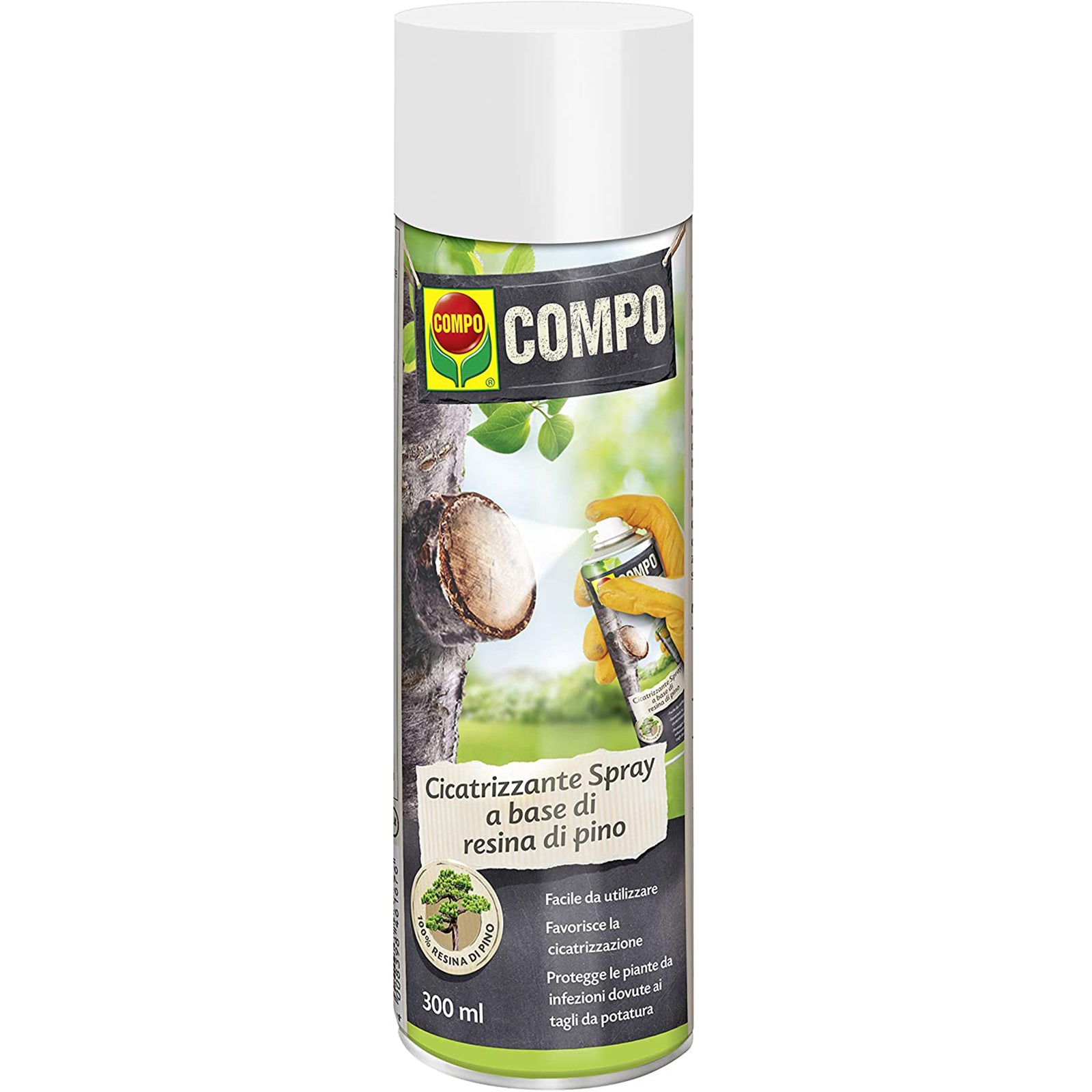 Cicatrizzante spray per innesti e potature da 300 ml per alberi e arbusti a base di resina di pino naturale