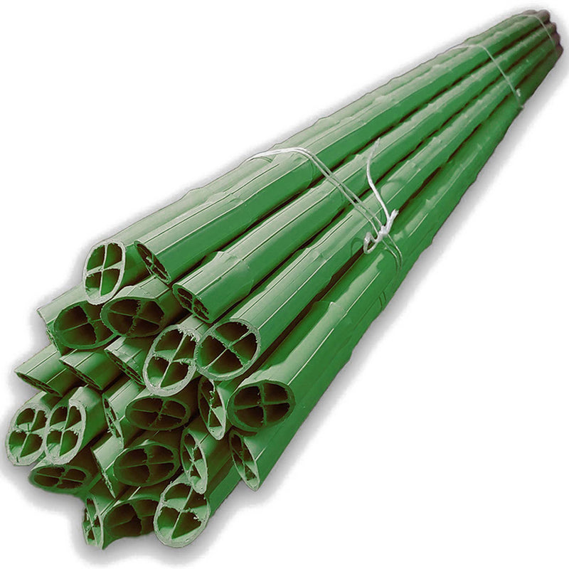 Cannetta in plastica riciclata effetto bambù tutore per giardinaggio ed agricoltura