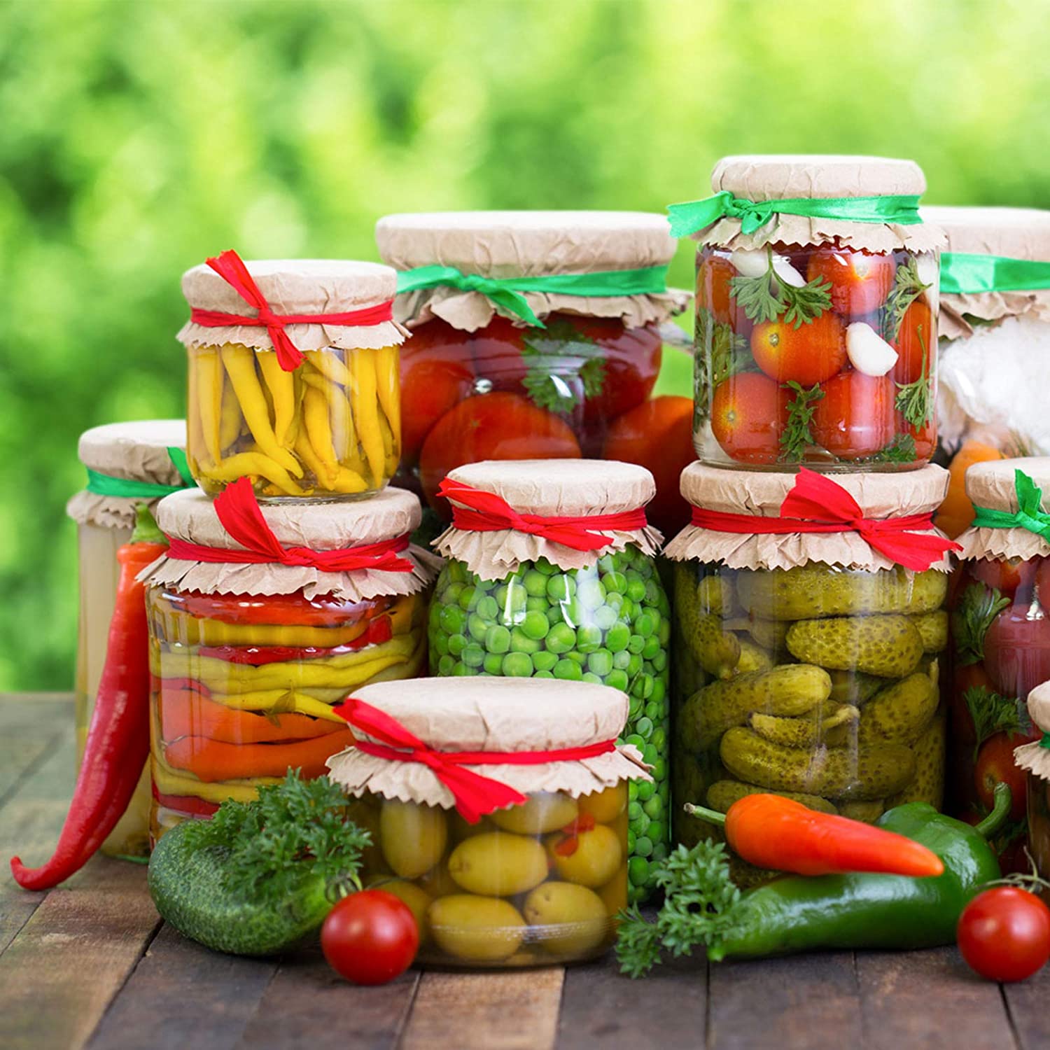 Tappi per barattoli in vetro capsule per boccaci conserve e passata di pomodoro