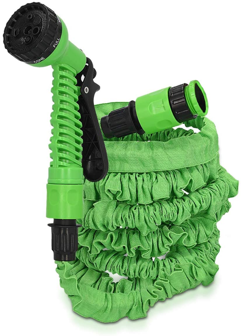 Tubo da giardino estendibile con pistola 7 funzioni per balcone e veranda