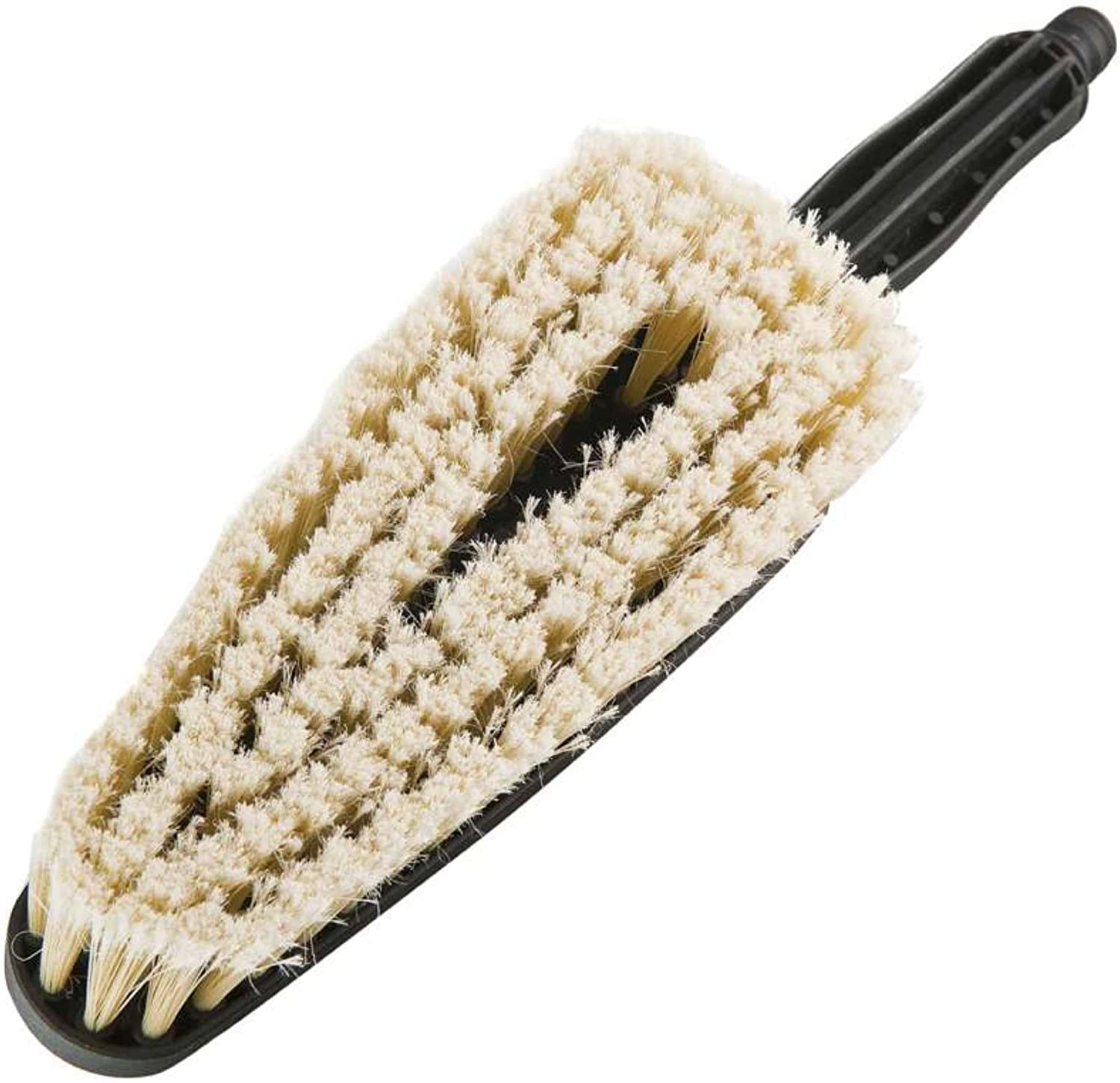 Spazzola a setole morbide, con raccordo rapido per lavaggio di auto e moto