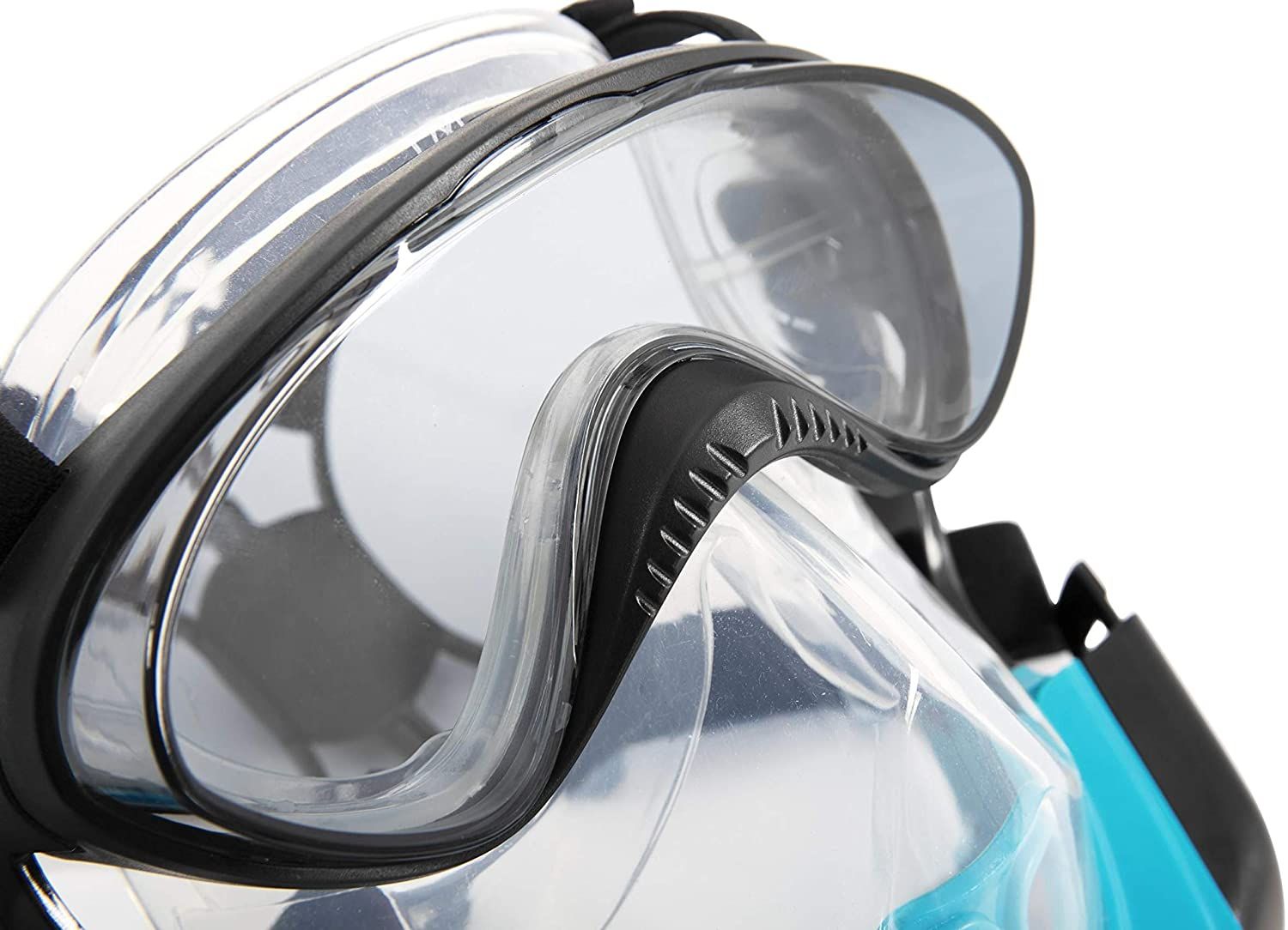 Maschera con boccaglio hydro-pro flowtech per immersioni e snorkeling da adulti