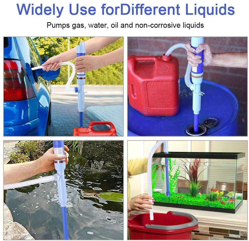 Pompa a batteria travasatore portatile per liquidi e combustibile